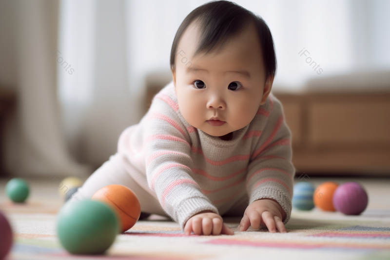 在室内正在爬行的可爱宝宝,高清,摄影图,摄影图片,图片大全,摄影图免费下载